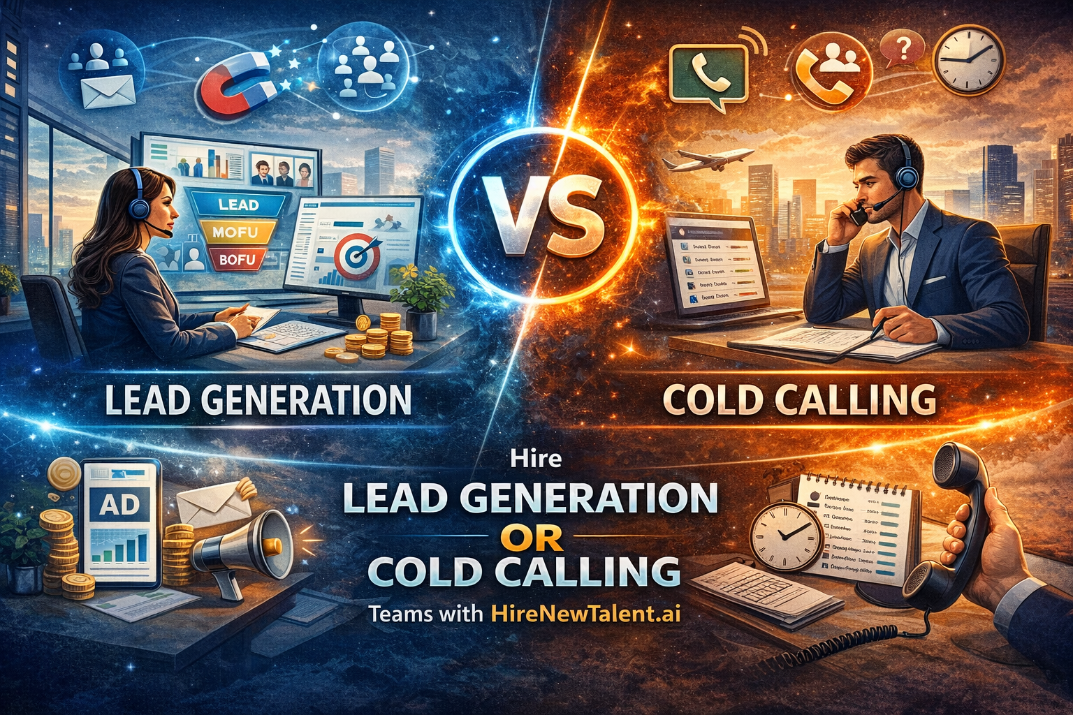 Lead Generation vs. Cold Calling: What’s the Difference and Which Should You Hire?